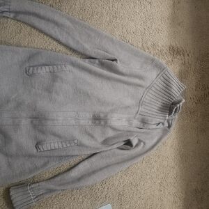 Athleta Light Gray Women's Cardigan Sweater